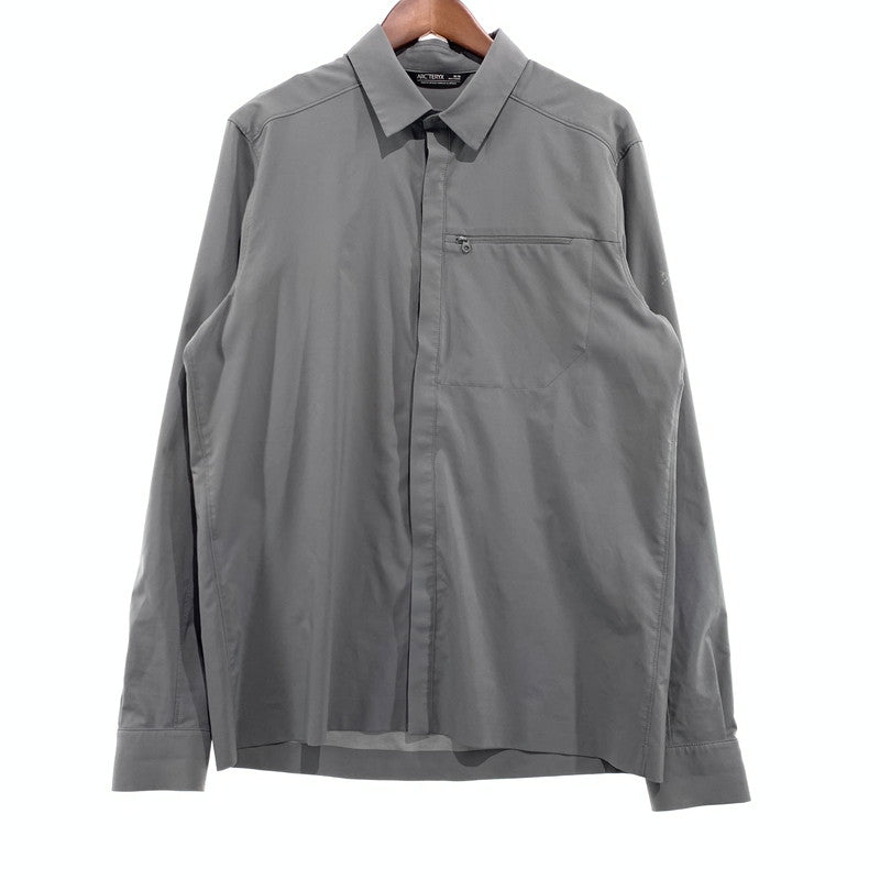 【中古品】【メンズ】 ARC'TERYX アークテリクス SKYLINE L/S SHIRT X000010620 スカイライン ロングスリーブ シャツ 長袖 トップス 144-260927-ko-22-teih サイズ：M カラー：グレー 万代Net店