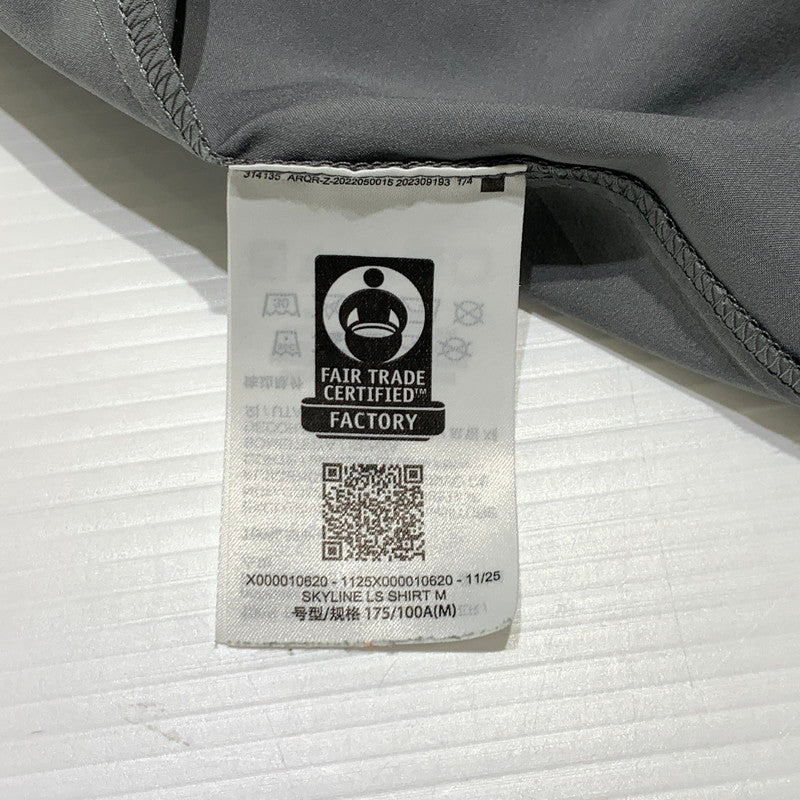 【中古品】【メンズ】 ARC'TERYX アークテリクス SKYLINE L/S SHIRT X000010620 スカイライン ロングスリーブ シャツ 長袖 トップス 144-260927-ko-22-teih サイズ：M カラー：グレー 万代Net店