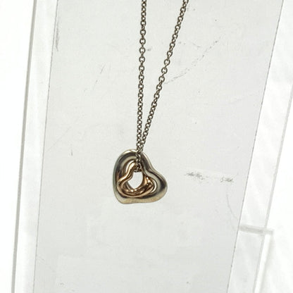 【中古品】【レディース】 TIFFANY&CO. ティファニー DOUBLE OPEN HEART ダブル オープンハート アクセサリー ネックレス Ag925 182-260926-ko-16-teih カラー：シルバー 万代Net店