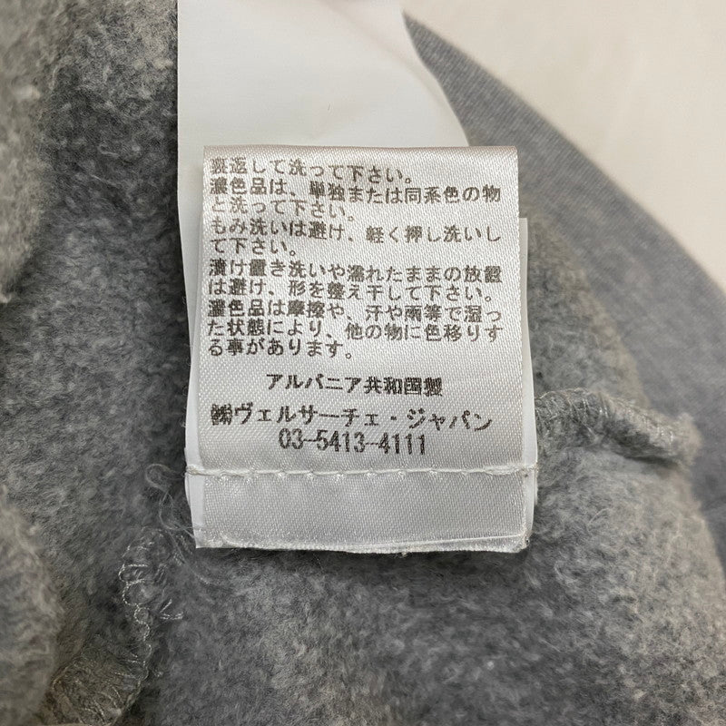 【中古品】【メンズ】 VERSACE ヴェルサーチェ LOGO CREW NECK SWEAT A87019S ロゴ クルーネック スウェット トップス トレーナー 141-260928-ss-02-teih サイズ：L カラー：グレー 万代Net店