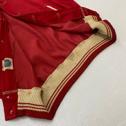 【現状渡し品】【メンズ】 BRESLER ブレスラー SATIN L/S JACKET サテン ロングスリーブ ジャケット 長袖アウター 145-260928-ss-07-teih サイズ：不明 カラー：レッド 万代Net店