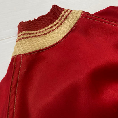 【現状渡し品】【メンズ】 BRESLER ブレスラー SATIN L/S JACKET サテン ロングスリーブ ジャケット 長袖アウター 145-260928-ss-07-teih サイズ：不明 カラー：レッド 万代Net店