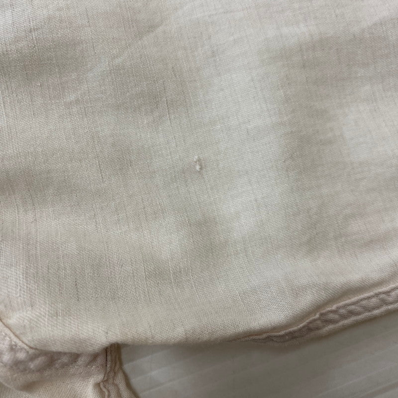 【現状渡し品】【メンズ】 Essley エスリー SANFORIZED L/S SHIRT サンフォライズド ロングスリーブシャツ 長袖トップス 145-260928-ss-06-teih サイズ：M　※破れあり カラー：ホワイト 万代Net店