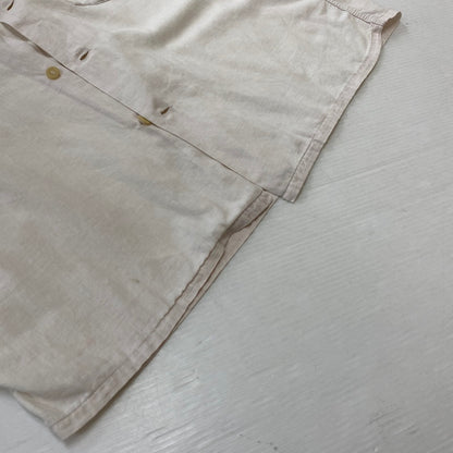 【現状渡し品】【メンズ】 Essley エスリー SANFORIZED L/S SHIRT サンフォライズド ロングスリーブシャツ 長袖トップス 145-260928-ss-06-teih サイズ：M　※破れあり カラー：ホワイト 万代Net店