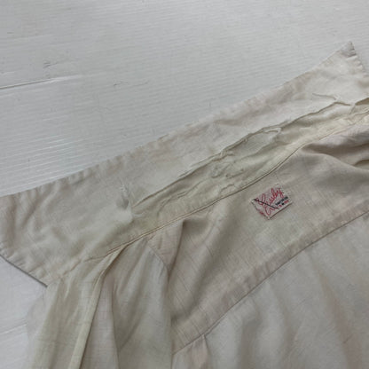 【現状渡し品】【メンズ】 Essley エスリー SANFORIZED L/S SHIRT サンフォライズド ロングスリーブシャツ 長袖トップス 145-260928-ss-06-teih サイズ：M　※破れあり カラー：ホワイト 万代Net店