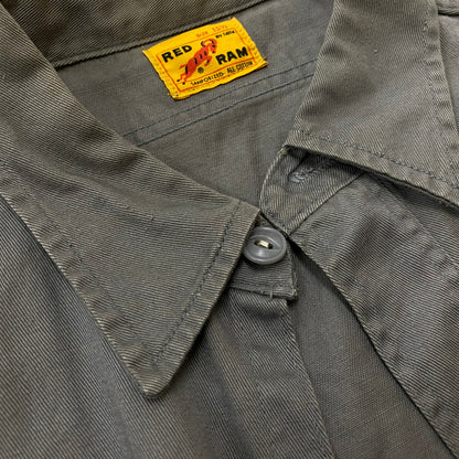 【中古品】【メンズ】 RED RAM レッドラム 50‘s S WORK L/S SHIRT 50年代 ワーク ロングスリーブ シャツ 長袖トップス 145-260928-ss-05-teih サイズ：15H カラー：グレー 万代Net店