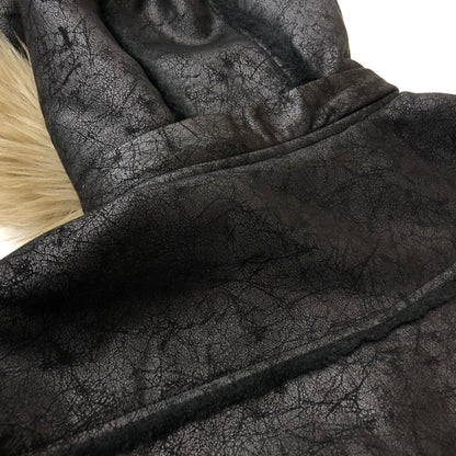 【中古品】【メンズ】 RACER WORLD WIDE レーサー ワールド ワイルド SHEEP SKIN JACKET シープスキン ジャケット アウター 141-260925-sa-01-teih サイズ：M カラー：ブラック 万代Net店
