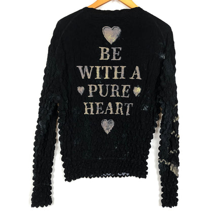 【現状渡し品】【メンズ】 MASU エムエーエスユー 23AW MARRIAGE POPCORN SWEATSHIRT MFFW-CS0623 23年秋冬 マリッジ ポップコーン スウェットシャツ 長袖 トップス 140-260925-sa-15-teih サイズ：46 カラー：ブラック 万代Net店