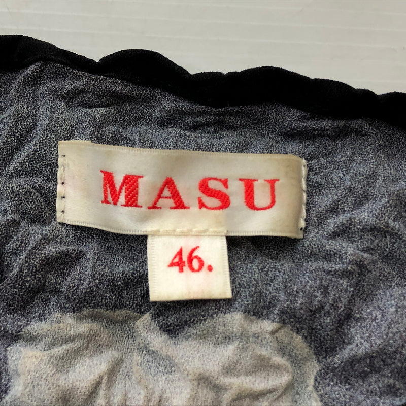 【現状渡し品】【メンズ】 MASU エムエーエスユー 23AW MARRIAGE POPCORN SWEATSHIRT MFFW-CS0623 23年秋冬 マリッジ ポップコーン スウェットシャツ 長袖 トップス 140-260925-sa-15-teih サイズ：46 カラー：ブラック 万代Net店