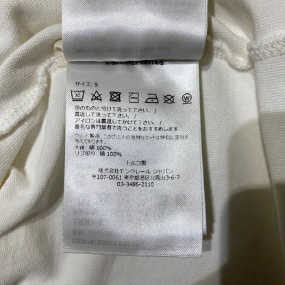 【中古品】【メンズ】 Moncler モンクレール 3D GRENOBLE S/S T-SHIRT I20978C00005 83927 立体ロゴ グルノーブル ショートスリーブTシャツ 半袖トップス 141-260928-ss-01-teih サイズ：S/※襟周り、他汚れ有 カラー：ホワイト 万代Net店