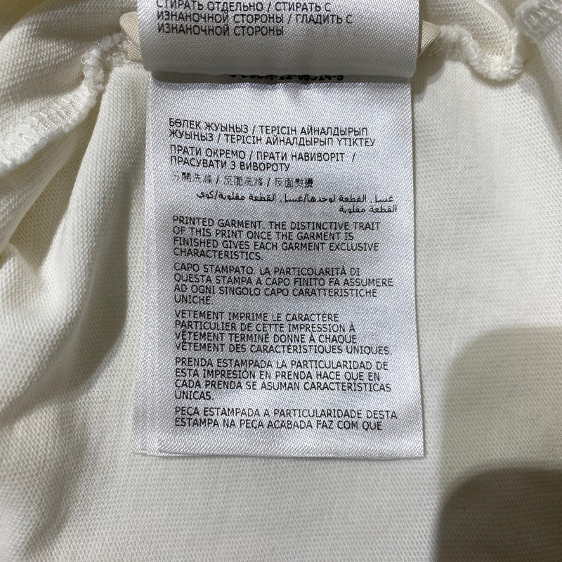【中古品】【メンズ】 Moncler モンクレール 3D GRENOBLE S/S T-SHIRT I20978C00005 83927 立体ロゴ グルノーブル ショートスリーブTシャツ 半袖トップス 141-260928-ss-01-teih サイズ：S/※襟周り、他汚れ有 カラー：ホワイト 万代Net店