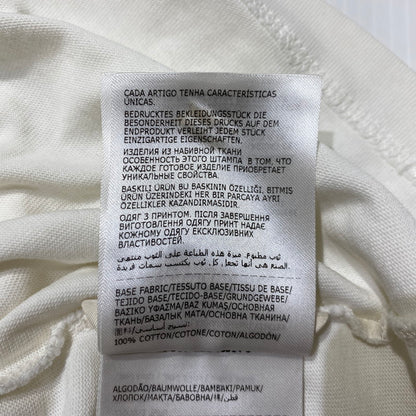 【中古品】【メンズ】 Moncler モンクレール 3D GRENOBLE S/S T-SHIRT I20978C00005 83927 立体ロゴ グルノーブル ショートスリーブTシャツ 半袖トップス 141-260928-ss-01-teih サイズ：S/※襟周り、他汚れ有 カラー：ホワイト 万代Net店