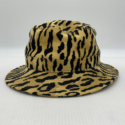 【中古品】【メンズ】 WACKO MARIA ワコマリア LEOPARD BUCKET HAT レオパード バケットハット 帽子 コーデュロイ 185-260926-ko-09-teih サイズ：L カラー：ベージュ系 万代Net店