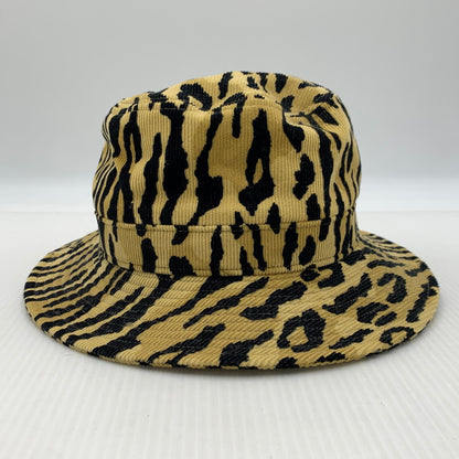 【中古品】【メンズ】 WACKO MARIA ワコマリア LEOPARD BUCKET HAT レオパード バケットハット 帽子 コーデュロイ 185-260926-ko-09-teih サイズ：L カラー：ベージュ系 万代Net店