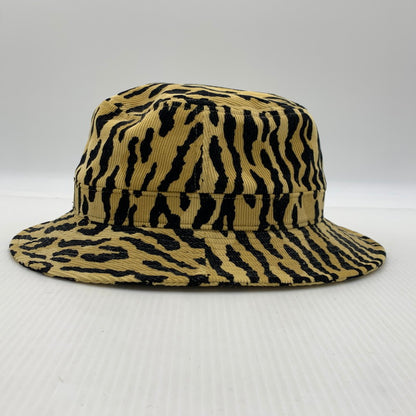 【中古品】【メンズ】 WACKO MARIA ワコマリア LEOPARD BUCKET HAT レオパード バケットハット 帽子 コーデュロイ 185-260926-ko-09-teih サイズ：L カラー：ベージュ系 万代Net店