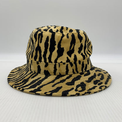 【中古品】【メンズ】 WACKO MARIA ワコマリア LEOPARD BUCKET HAT レオパード バケットハット 帽子 コーデュロイ 185-260926-ko-09-teih サイズ：L カラー：ベージュ系 万代Net店