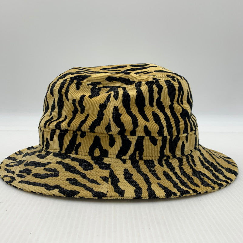 【中古品】【メンズ】 WACKO MARIA ワコマリア LEOPARD BUCKET HAT レオパード バケットハット 帽子 コーデュロイ 185-260926-ko-09-teih サイズ：L カラー：ベージュ系 万代Net店