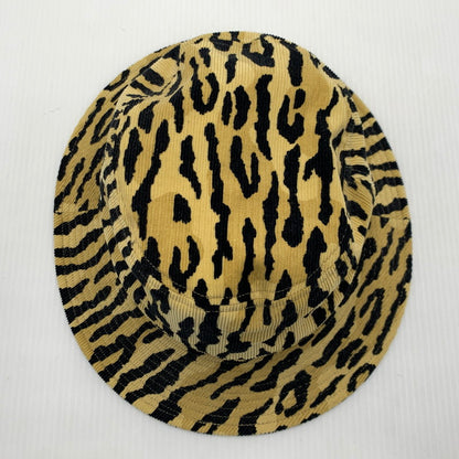 【中古品】【メンズ】 WACKO MARIA ワコマリア LEOPARD BUCKET HAT レオパード バケットハット 帽子 コーデュロイ 185-260926-ko-09-teih サイズ：L カラー：ベージュ系 万代Net店