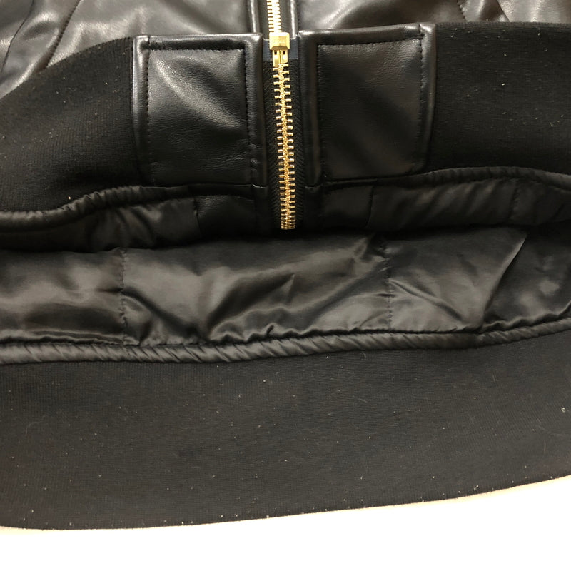 【中古品】【メンズ】 Y32 BY SWEET YEARS エスワイサーティトゥ バイ スウィートイヤーズ FAKE LEATHER ZIP HOODIE 15524 フェイク レザー ジップ フーディ アウター 141-260925-sa-04-teih サイズ：M カラー：ブラック 万代Net店
