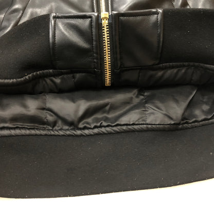 【中古品】【メンズ】 Y32 BY SWEET YEARS エスワイサーティトゥ バイ スウィートイヤーズ FAKE LEATHER ZIP HOODIE 15524 フェイク レザー ジップ フーディ アウター 141-260925-sa-04-teih サイズ：M カラー：ブラック 万代Net店