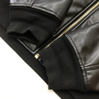 【中古品】【メンズ】 Y32 BY SWEET YEARS エスワイサーティトゥ バイ スウィートイヤーズ FAKE LEATHER ZIP HOODIE 15524 フェイク レザー ジップ フーディ アウター 141-260925-sa-04-teih サイズ：M カラー：ブラック 万代Net店