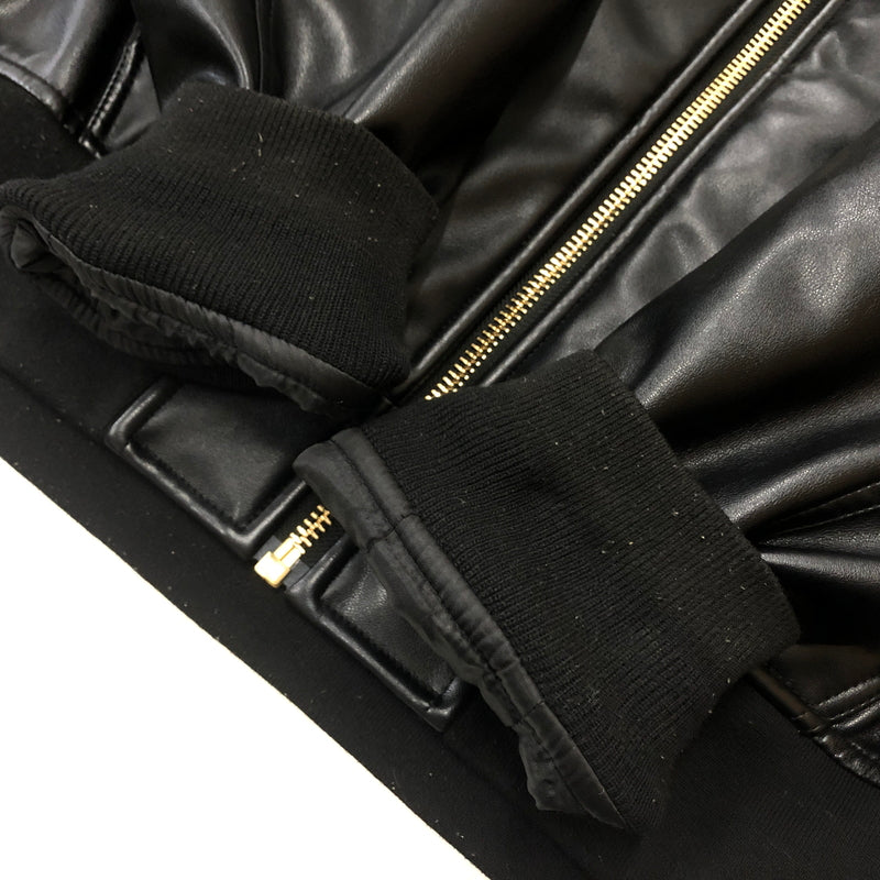【中古品】【メンズ】 Y32 BY SWEET YEARS エスワイサーティトゥ バイ スウィートイヤーズ FAKE LEATHER ZIP HOODIE 15524 フェイク レザー ジップ フーディ アウター 141-260925-sa-04-teih サイズ：M カラー：ブラック 万代Net店