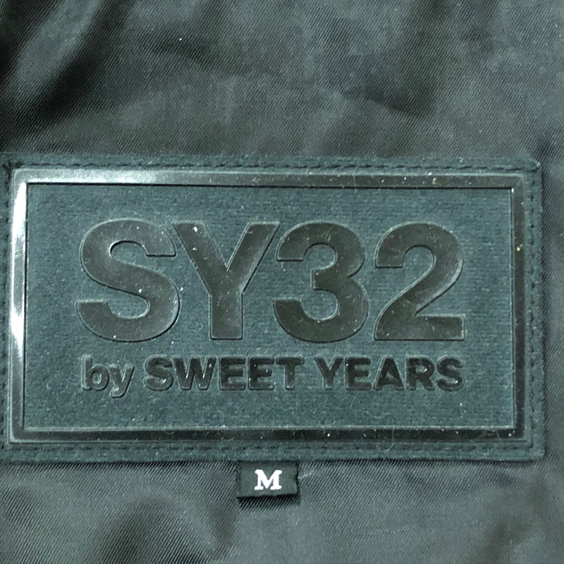 【中古品】【メンズ】 Y32 BY SWEET YEARS エスワイサーティトゥ バイ スウィートイヤーズ FAKE LEATHER ZIP HOODIE 15524 フェイク レザー ジップ フーディ アウター 141-260925-sa-04-teih サイズ：M カラー：ブラック 万代Net店
