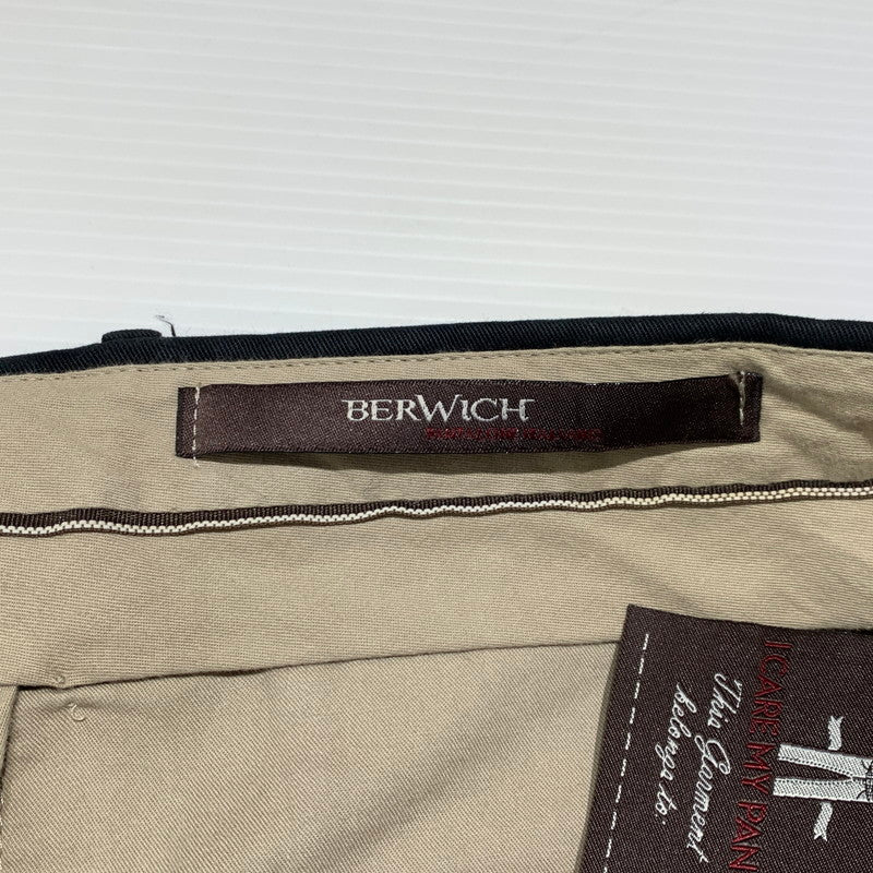 【中古品】【メンズ】 BERWICH ベルウィッチ SCOTCH PANTS CE3002X スコッチ パンツ ボトムス コットンパンツ 156-260927-ko-25-teih サイズ：不明 カラー：ブラック 万代Net店