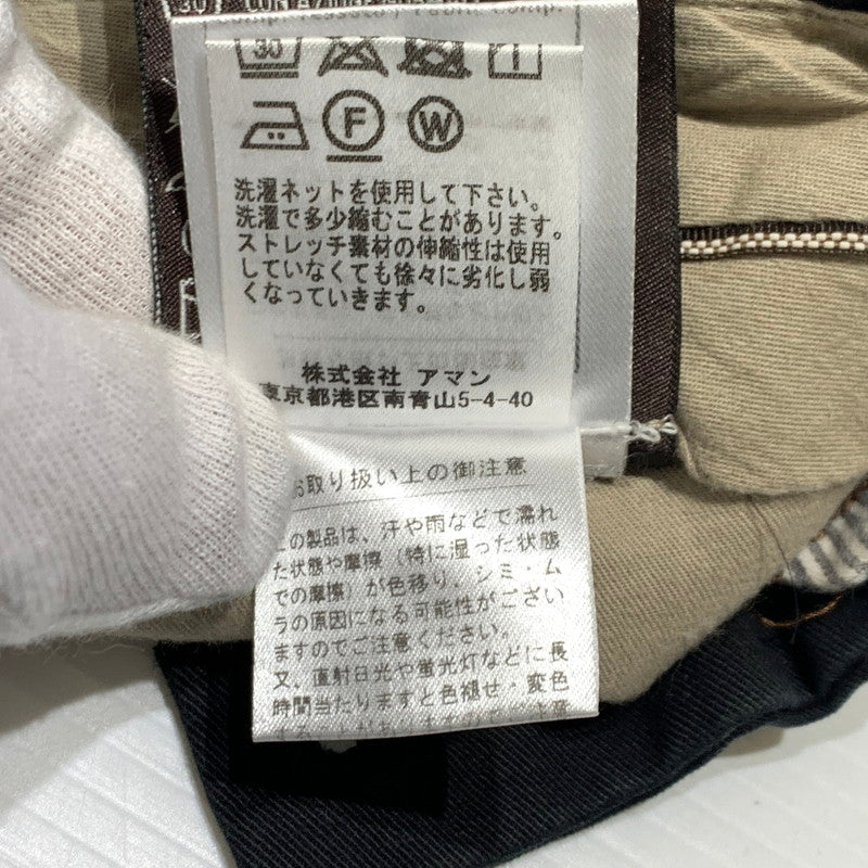 【中古品】【メンズ】 BERWICH ベルウィッチ SCOTCH PANTS CE3002X スコッチ パンツ ボトムス コットンパンツ 156-260927-ko-25-teih サイズ：不明 カラー：ブラック 万代Net店
