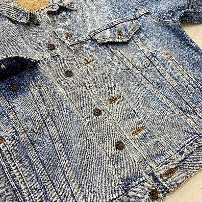 【中古品】【メンズ】 Levi's リーバイスDENIM JACKET 70507-4890 デニムジャケット アウター Gジャン ボタン裏刻印527 145-260928-ss-10-teih サイズ：不明 カラー：ライトブルー 万代Net店