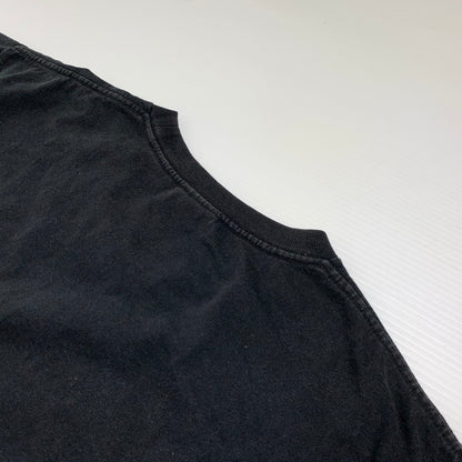 【中古品】【メンズ】 A BATHING APE アベイシングエイプ SHARK LOGO S/S TEE 001TEJ801013M シャーク ロゴ ショートスリーブ Tシャツ 半袖 トップス 142-260927-ko-02-teih サイズ：XL カラー：ブラック 万代Net店