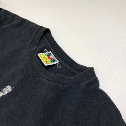 【中古品】【メンズ】 A BATHING APE アベイシングエイプ SHARK LOGO S/S TEE 001TEJ801013M シャーク ロゴ ショートスリーブ Tシャツ 半袖 トップス 142-260927-ko-02-teih サイズ：XL カラー：ブラック 万代Net店