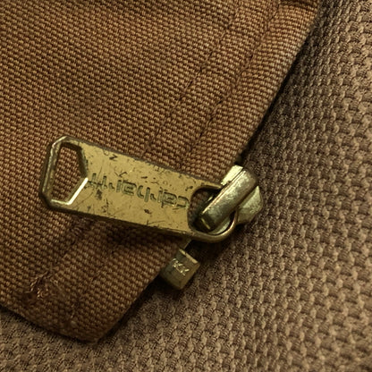 【中古品】【メンズ】 CARHARTT カーハート DUCK ACTIVE JACKET J131-BRN ダンク アクティブ ジャケット アウター 145-260925-sa-13-teih サイズ：XL カラー：ブラウン 万代Net店
