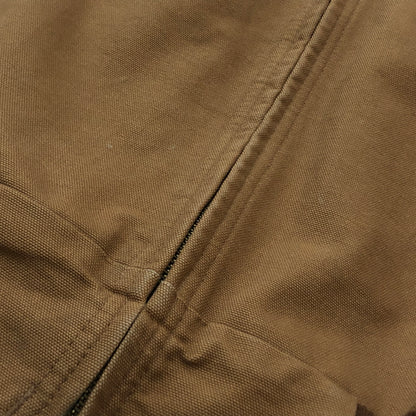 【中古品】【メンズ】 CARHARTT カーハート DUCK ACTIVE JACKET J131-BRN ダンク アクティブ ジャケット アウター 145-260925-sa-13-teih サイズ：XL カラー：ブラウン 万代Net店