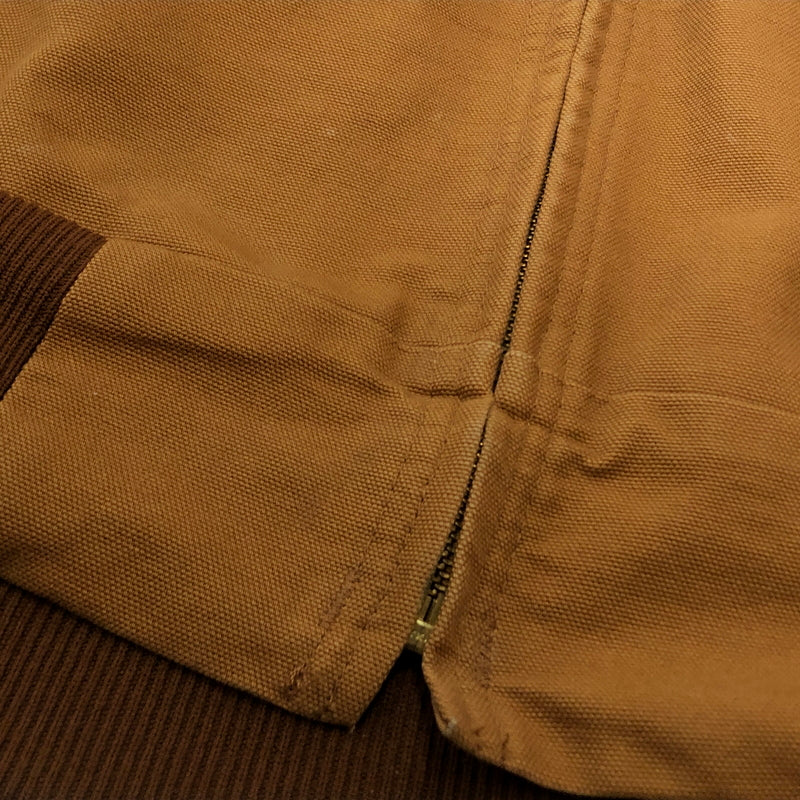 【中古品】【メンズ】 CARHARTT カーハート DUCK ACTIVE JACKET J131-BRN ダンク アクティブ ジャケット アウター 145-260925-sa-13-teih サイズ：XL カラー：ブラウン 万代Net店
