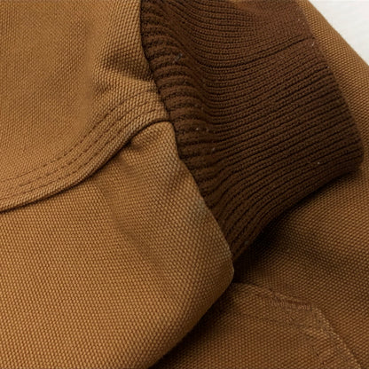 【中古品】【メンズ】 CARHARTT カーハート DUCK ACTIVE JACKET J131-BRN ダンク アクティブ ジャケット アウター 145-260925-sa-13-teih サイズ：XL カラー：ブラウン 万代Net店