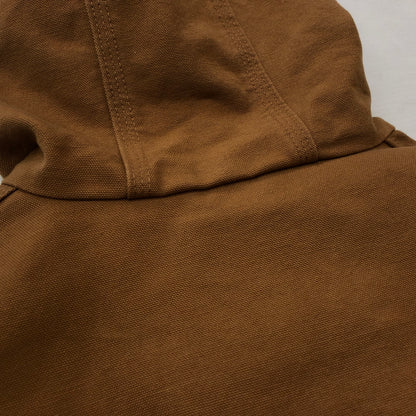 【中古品】【メンズ】 CARHARTT カーハート DUCK ACTIVE JACKET J131-BRN ダンク アクティブ ジャケット アウター 145-260925-sa-13-teih サイズ：XL カラー：ブラウン 万代Net店