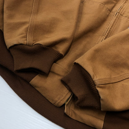 【中古品】【メンズ】 CARHARTT カーハート DUCK ACTIVE JACKET J131-BRN ダンク アクティブ ジャケット アウター 145-260925-sa-13-teih サイズ：XL カラー：ブラウン 万代Net店