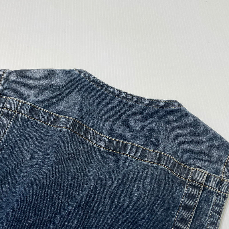 【中古品】【レディース】 DIESEL ディーゼル REHAB DE-PROOF-RE DENIM VEST A16863 09J06 リハブ デニム ベスト トップス 170-260925-yo-11-teih サイズ：S カラー：インディゴ 万代Net店