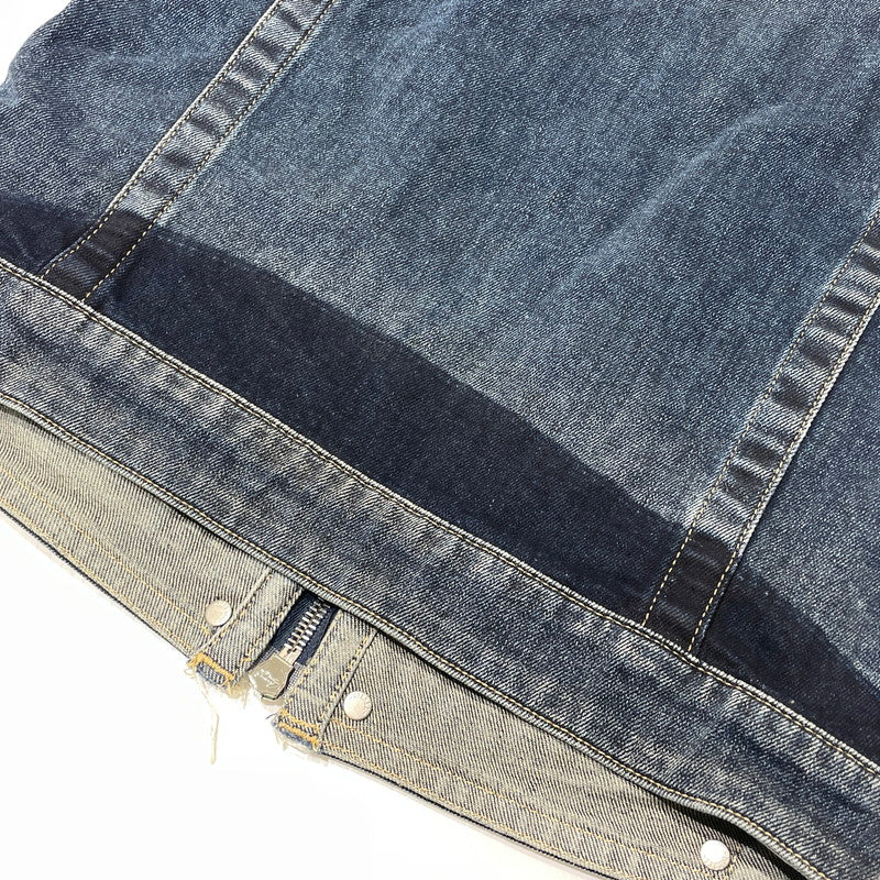 【中古品】【レディース】 DIESEL ディーゼル REHAB DE-PROOF-RE DENIM VEST A16863 09J06 リハブ デニム ベスト トップス 170-260925-yo-11-teih サイズ：S カラー：インディゴ 万代Net店