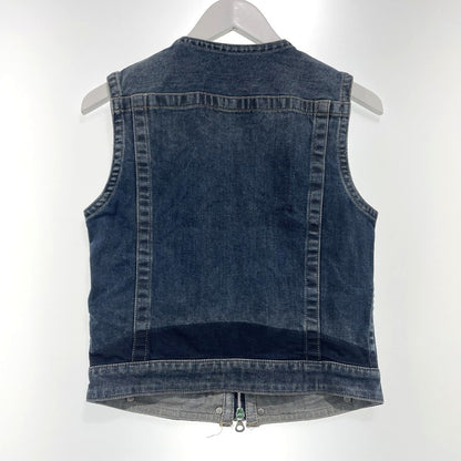 【中古品】【レディース】 DIESEL ディーゼル REHAB DE-PROOF-RE DENIM VEST A16863 09J06 リハブ デニム ベスト トップス 170-260925-yo-11-teih サイズ：S カラー：インディゴ 万代Net店