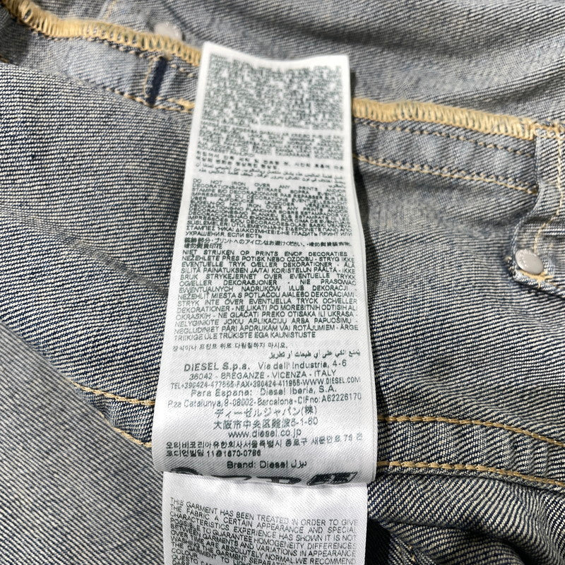 【中古品】【レディース】 DIESEL ディーゼル REHAB DE-PROOF-RE DENIM VEST A16863 09J06 リハブ デニム ベスト トップス 170-260925-yo-11-teih サイズ：S カラー：インディゴ 万代Net店