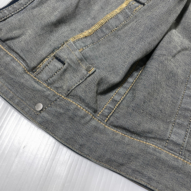 【中古品】【レディース】 DIESEL ディーゼル REHAB DE-PROOF-RE DENIM VEST A16863 09J06 リハブ デニム ベスト トップス 170-260925-yo-11-teih サイズ：S カラー：インディゴ 万代Net店