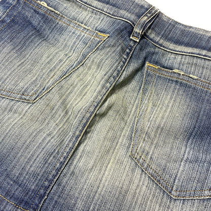 【中古品】【レディース】 DIESEL ディーゼル DE-HUSH-MINI DENIM SKIRTS A13730 09J46 ハッシュ ミニ デニムスカート ボトムス 171-260925-yo-12-teih サイズ：W25 カラー：インディゴ 万代Net店