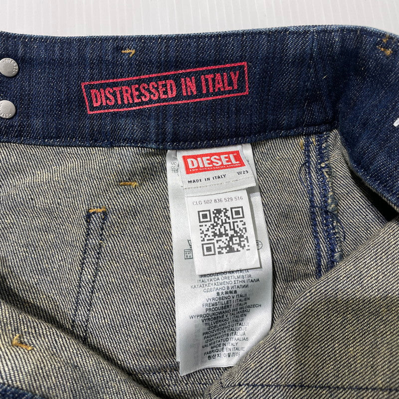 【中古品】【レディース】 DIESEL ディーゼル DE-HUSH-MINI DENIM SKIRTS A13730 09J46 ハッシュ ミニ デニムスカート ボトムス 171-260925-yo-12-teih サイズ：W25 カラー：インディゴ 万代Net店