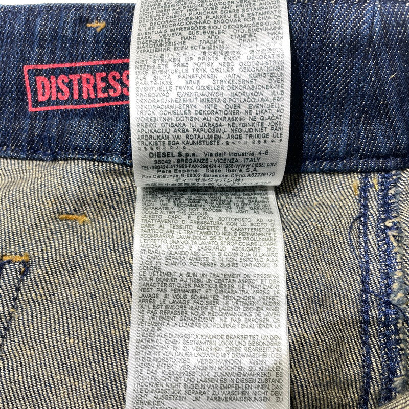 【中古品】【レディース】 DIESEL ディーゼル DE-HUSH-MINI DENIM SKIRTS A13730 09J46 ハッシュ ミニ デニムスカート ボトムス 171-260925-yo-12-teih サイズ：W25 カラー：インディゴ 万代Net店