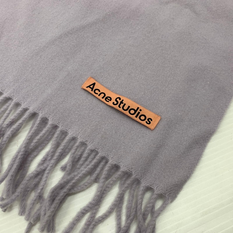 【中古品】【メンズ】 ACNE STUDIOS アクネストゥディオズ WOOL SCARF ウールマフラー アクセサリー スカーフ 187-260926-ko-06-teih カラー：パープル系 万代Net店