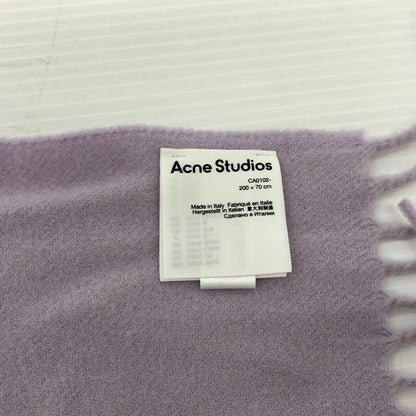 【中古品】【メンズ】 ACNE STUDIOS アクネストゥディオズ WOOL SCARF ウールマフラー アクセサリー スカーフ 187-260926-ko-06-teih カラー：パープル系 万代Net店