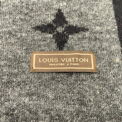 【中古品】【メンズ】 LOUIS VUITTON ルイ・ヴィトン MALLETIER A PARIS MONOGRAM SCARF マルティエ ア パリ モノグラム マフラー アクセサリー スカーフ 179-260926-ko-07-teih カラー：ブラック系 万代Net店