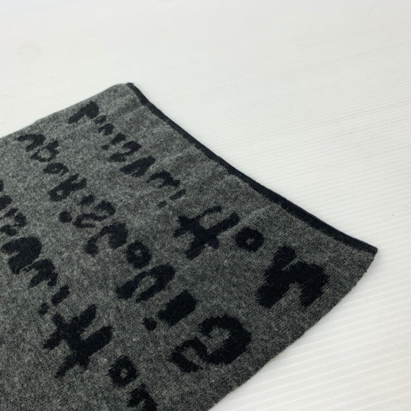 【中古品】【メンズ】 LOUIS VUITTON ルイ・ヴィトン MALLETIER A PARIS MONOGRAM SCARF マルティエ ア パリ モノグラム マフラー アクセサリー スカーフ 179-260926-ko-07-teih カラー：ブラック系 万代Net店